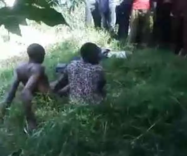Unbelievable!! See How This Man Was Forced To do With A Woman In Public (Video)